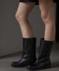 Sleek Comfy Half Boots (Black)