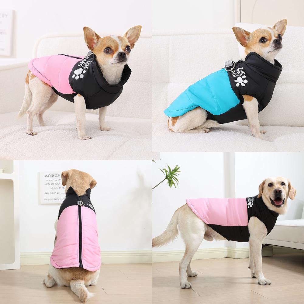 Warme Winter Haustierkleidung Winddichte Hundejacke Mantel Für Kleine Große Hunde Labrador Kostüm Französische Bulldogge Golden Retriever Outfits