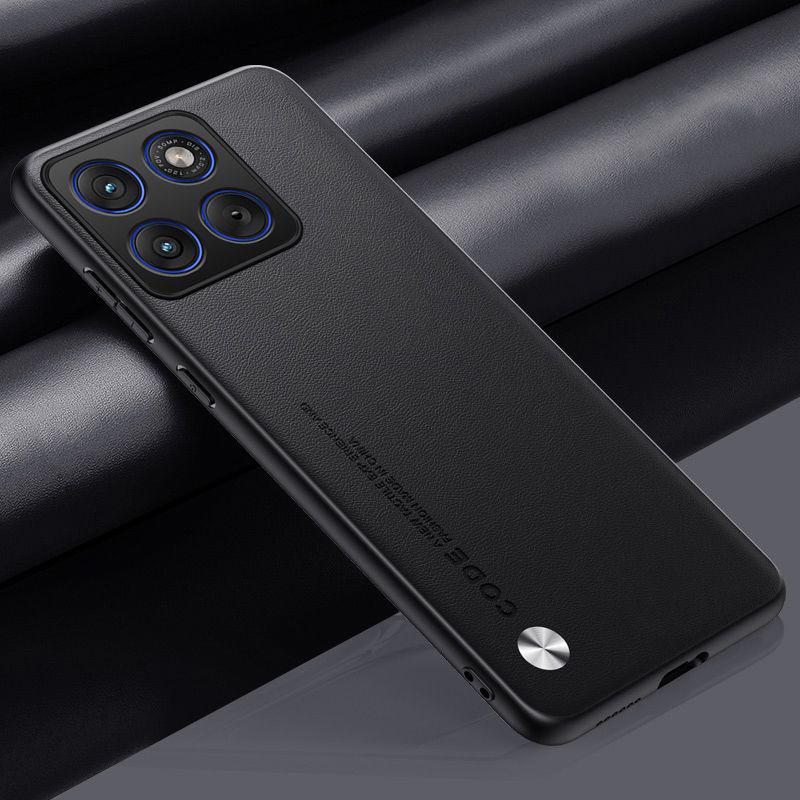 

Business Plain Leather Case for Motorola Signature Edge 70 60 50 40 Ultra Pro Fusion Neo Ultra Camera Protection Anti-drop Cover Moto Edge 70 pro небо синє кольору