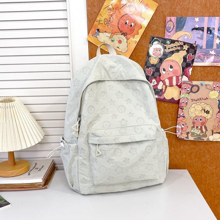 Schoolbag1011 new high-value backpack female college students commuting leisure travel backpack ins niche lightweight schoolbag