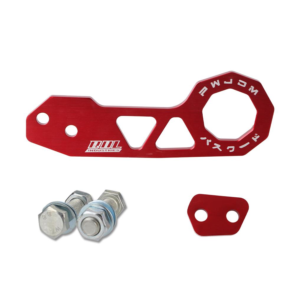 Rhombic Towbar Car Accessories AK-8108 Universal Car Front Trailer Hook Towing Tools for JDM Aluminum Alloy Car Auto Rear Bumper