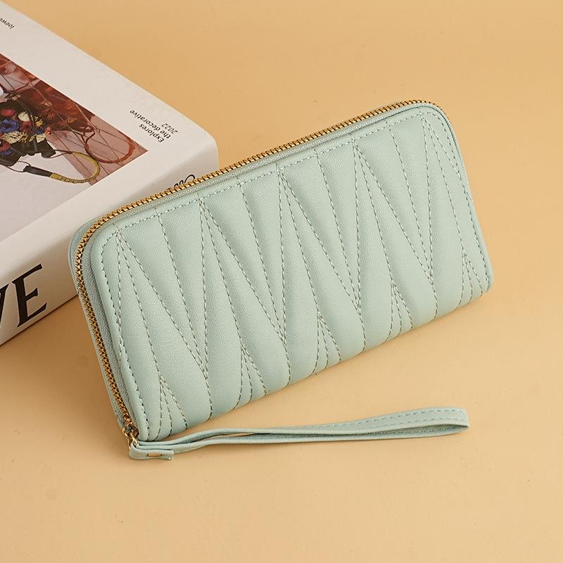 Women Wallets Macaron Color Long Wallet - Clutch Purse, Coin Pouch & Card Holder