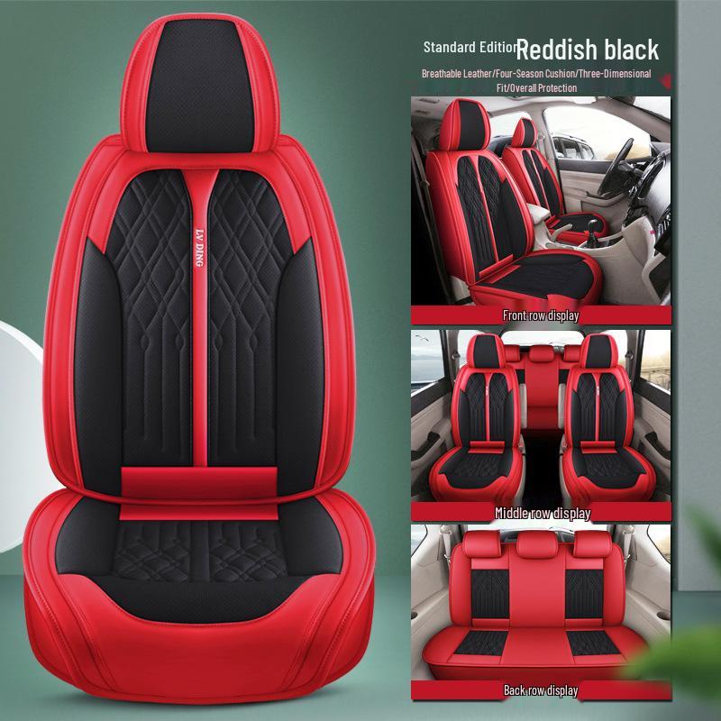 Fundas de Asiento de Cuero Envolvente Completo Baojun 730 para 7 Plazas (2+2+3), Cojines para todas las estaciones.