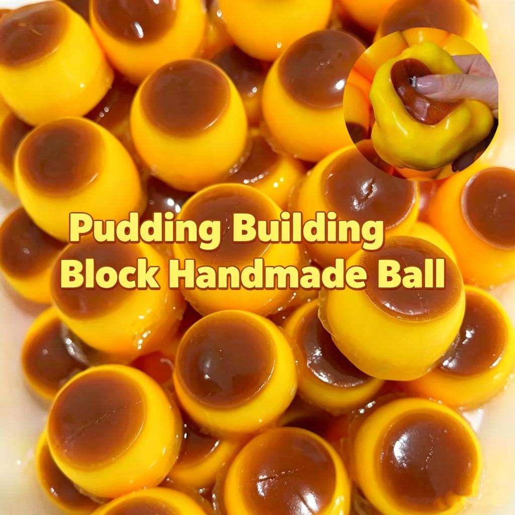 Juguete de Apretar Pudding de Caramelo Crujiente Nuevo y Caliente Asmr, Adorno Lindo para Escritorio para Alivio del Estrés para Todas las Edades, Pequeños Recuerdos para Oficina y Fiesta