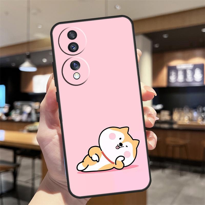 Animal Shiba Inu Case For Honor Magic 8 Lite 5 6 7 Pro Honor Win RT 400 200 50 70 90 X8c X9a X9b X9c X9d Cover