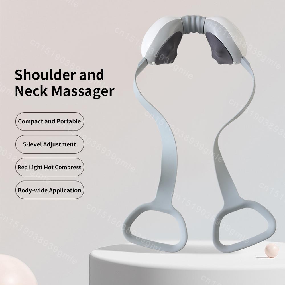 Shiatsu Neck Region And Shoulder Region Massage Device Heated Back Region Massager U Shape Deep Kneading Electric Massage Pillow For Neck
