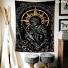 Dark Soul Wall Tapestry Aesthetic Wall Hanging Printed Fabric Blanket Decorative Tapestries for Bedroom Living Room Home Decor