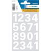 Herma Weatherproof Film Number Sticker #0-9 25mm (White)