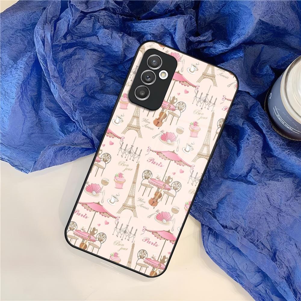 France Paris Eiffel Tower Phone Case for Samsung S25 S24 S30 S21 S23 S20 S22 Fe S10 E S9 Note 20 Pro Ultra Plus glass Cover