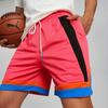 Puma Color Block Drawstring Waist Shorts Men Shorts Coral-Red 538000-01