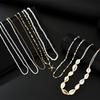 7Pcs/Set Boho Starfish Conch Rice Beads Pendant Necklace for Women Fashion White Color Multi layered Necklace Set Summer Jewelry