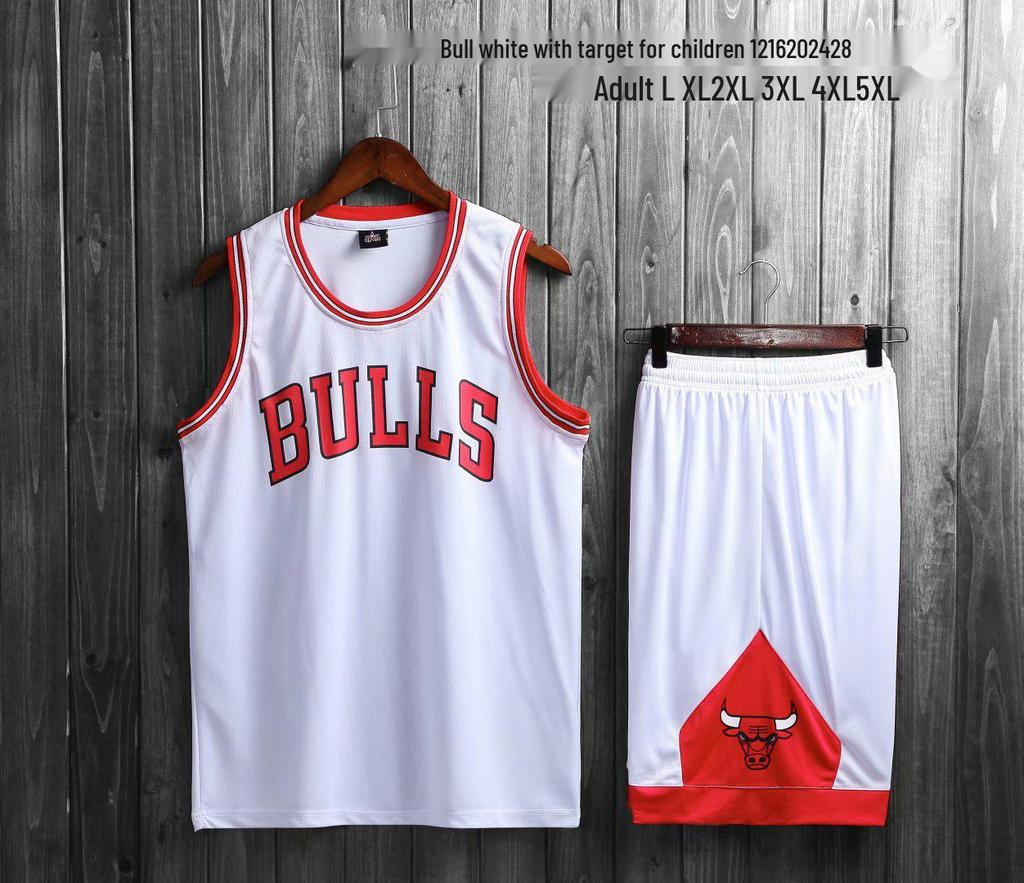 NBA Team Basketball Trikot Set: Bulls, Rockets, Lakers, Cavaliers, Celtics, Heat - Anpassbare Nummern