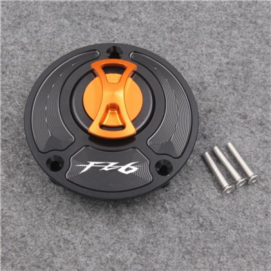 Keyless Motorcycle Fuel Gas Tank Cap Cover For Yamaha FZ 6 FZ6 FAZER 2004-2011 2005 2006 2007 2008 2009