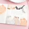 Kawaii Easy Peel & Stick Notes Creative Cute Cat Memo Pads Student Reward Stickers Reminder Bookmark Stickers Office Study Supplies