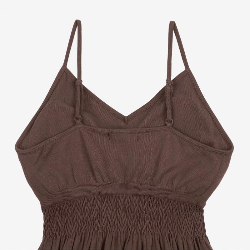 2nd SkIn Soft Comfortable Seamless Modal Bra Cup Built In Camisole Dress Ndwsd