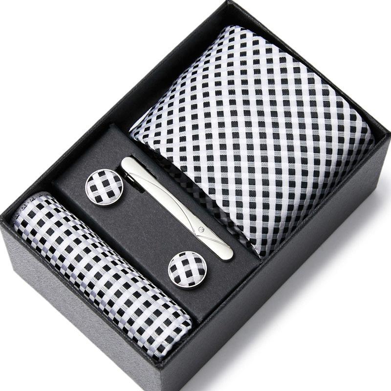 Men's Six-Piece Tie Set for Business and Weddings