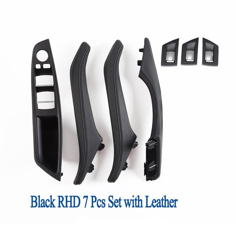 Left Right Interior Leather Passenger Door Handle Assembly For BMW 5 Series F10 F11 F18 520i 523i 525i 528i 535i