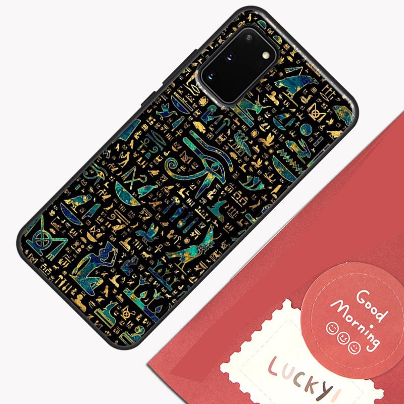 Ägypten Pharao Wandmalerei Handyhülle Für Samsung Galaxy S26 S25 Ultra S20 S21 S22 S23 S24 S10 Plus S25 FE Hülle Schale