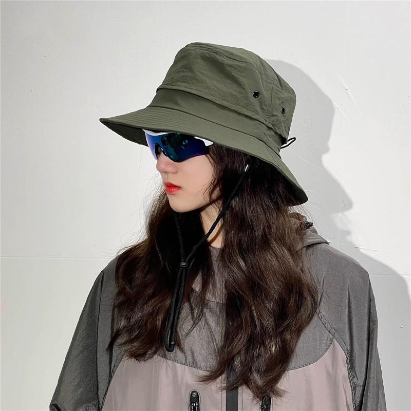 Outdoor Sun Protection Hat With Wide Brim Nylon Foldable For Men And Women
