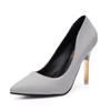 High Heels For Women With Metal Accents And Pointed Toe For Office And Nightclub Wear