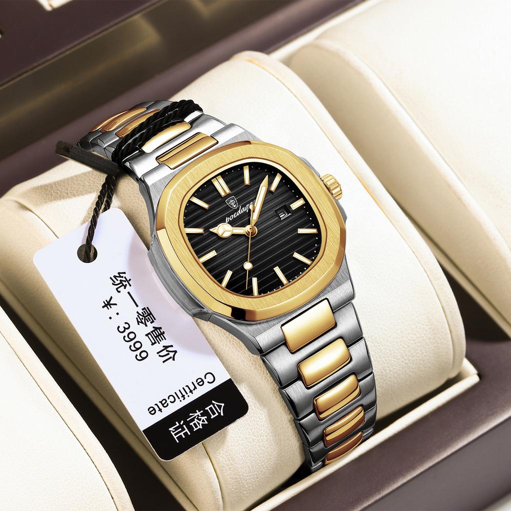 Luxe Dameshorloge Ultra-dun Lichtgevend Kwarts Horloge