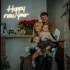 Happy New Year Neon Sign Dimmable Light up Signs for Home, Bedroom Room Winter Christmas Happy New Year Party Favor