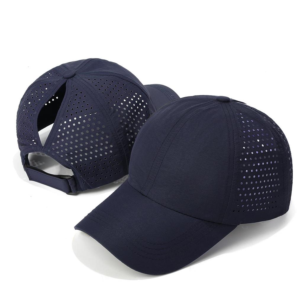 Women's Summer Thin Mesh Baseball Cap, Quick-Dry Visor Ponytail Caps, Breathable Outdoor Cycling Fishing Hat
