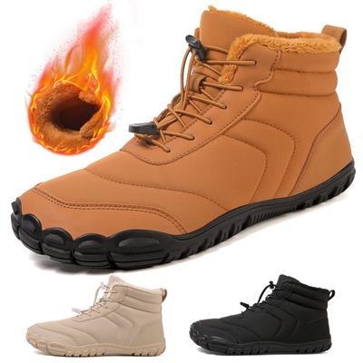 Brand New Winter Boots For Men Women Snow BareFoot Outdoor Non-slip Warm Fur Casual Sneakers Plus Size Ankle Boots Hiking Shoes