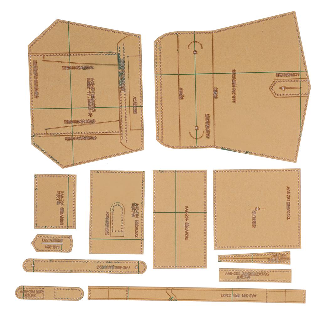 Transparent Acrylic Template Leather Craft Pattern DIY Mold for Handbag Single‑Shoulder Bag