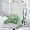 Arm Support Bed Pillow Cute Plush Throw Cushion for Sofa or Chair Waist Protector Backrest Pillow for Office Nap and Home Decor
