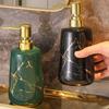 Marble Gold Pattern Electric Toothbrush Rack Bathroom Accessories Set Toothpaste Dispenser Home Toothbrush Holder Soap Dispenser