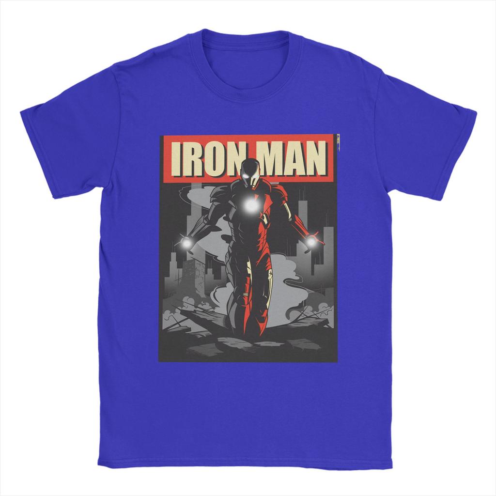 Avengers Iron Unisex TShirts for Unisex Funny 100 Cotton Tee Shirt Crew Neck Short Sleeve T Shirt Adult Clothing