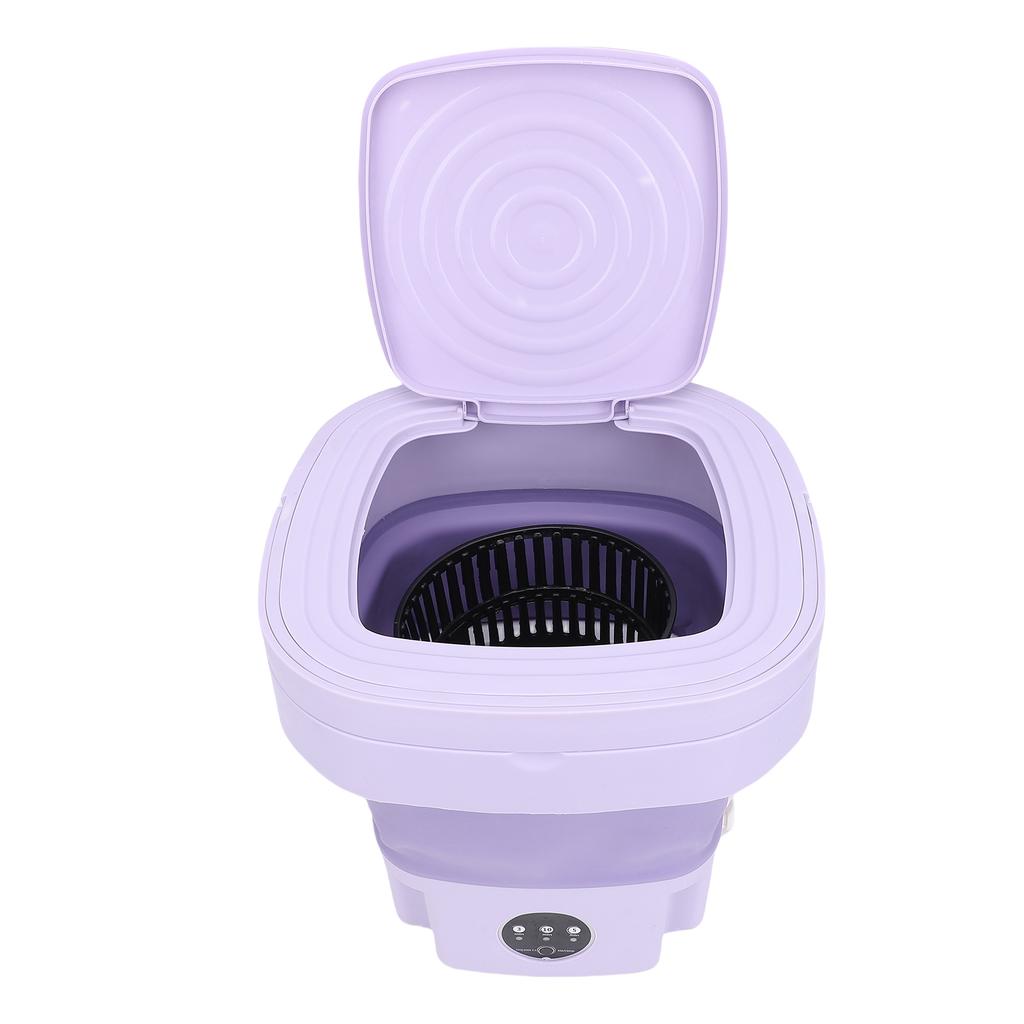 11L Portable Washing Machine Automatic Soft Spin Dry Portable Deep Cleaning Washing Machine for Apartment Dorm Hotel US