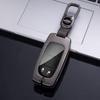 Funda de cuero para llave de coche, aleación de Zinc, para Jeep Grand Cherokee Renegade Fiat Freemont Dodge Charger Challenger Durango Journey