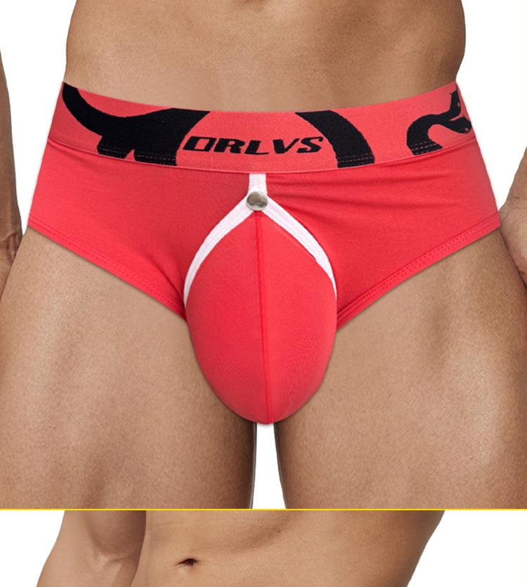 Seksowne męskie bezszwowe oddychające bokserki fitness z elastycznym wytłaczanym pasem