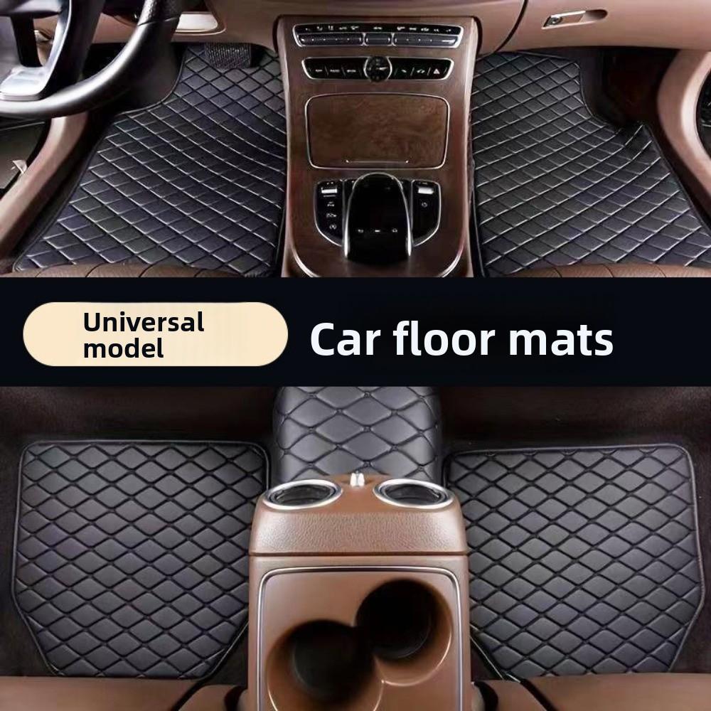5Pcs/Set PU Leather Car Floor Mats Waterproof Car Floor Protector Rugs  for Front Rear Seats