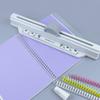 30 Hole Puncher 5 Sheets Capacity Desktop Anti Slip Base Easy To Use Handheld Multi Pouch Push