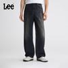 Men's Washed Loose Straight-Leg Jeans