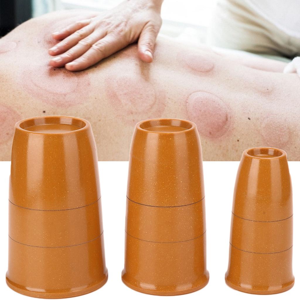 Household Bamboo Cupping Body Massage Healthy Care Vacuum Therapy Cupping Jar