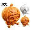 3D Printed Pumpkin Skull Ornament Ornament, Hollow Ghost Face Design, Desktop Halloween Decoration Detailed Layered Figurine, for Display