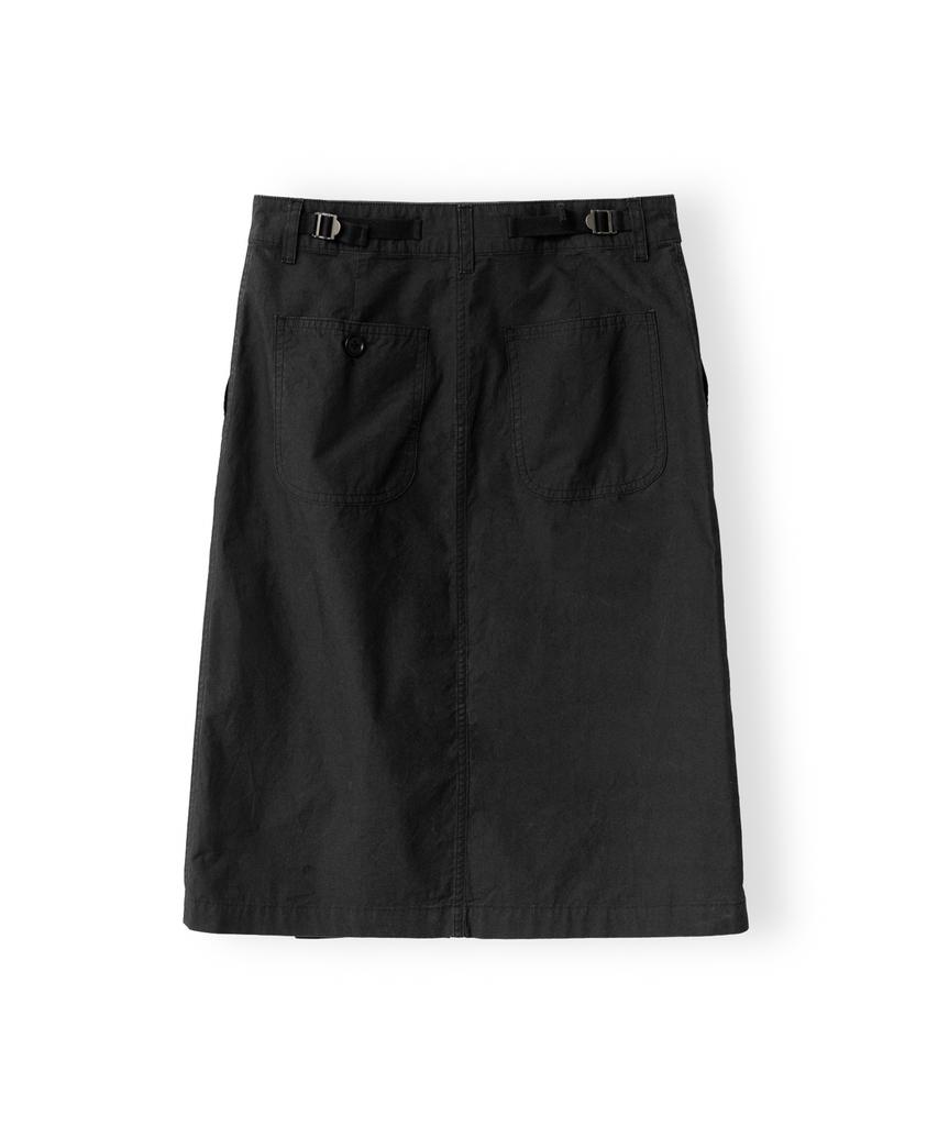 Beulaunyadeu W Washed Wrap Skirt, Black