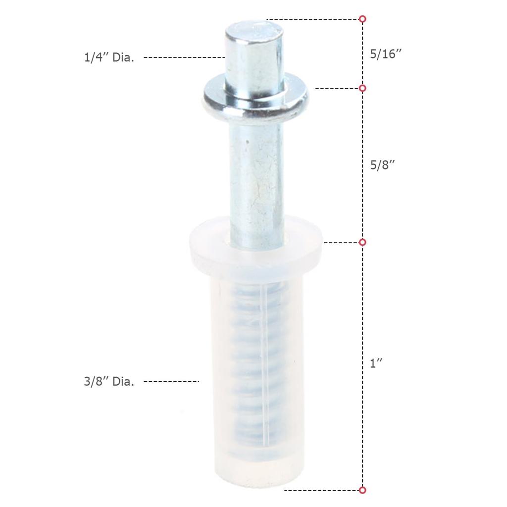 Upgraded Bifold Door Hardware Set 4-Pack Bifold Closet Door Hardware Repair Part Bi-Fold Door Top Pivot Lightweight