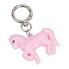 Exquisite 3D Horse Keychain Crafted from Sturdy Acrylic with Lifelike Details for Bag Decors Key Holder Lightweight Portable Gift