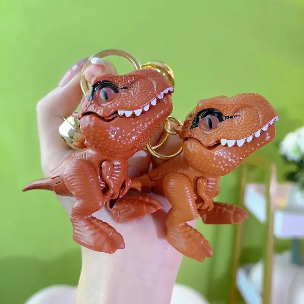 1PC Tyrannosaurus Rex Bite Hand Toy Key Chain, Creative Dinosaur Pendant, Couple Backpack Pendant and Small Gift