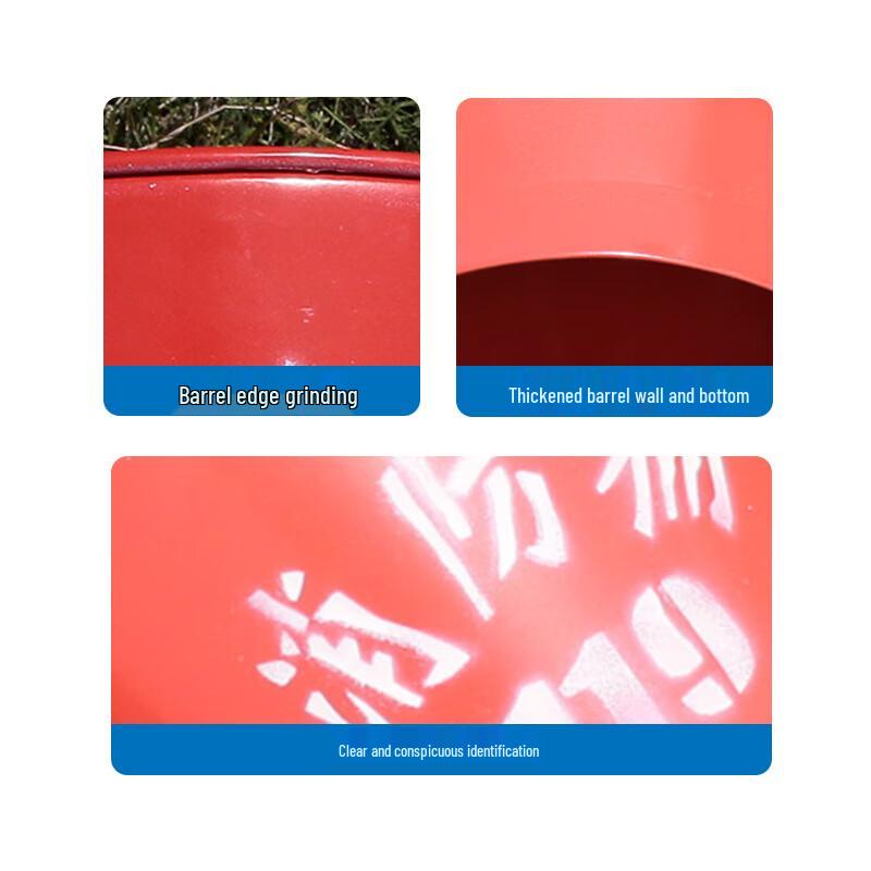 Stainless Steel Fire Sand Bucket