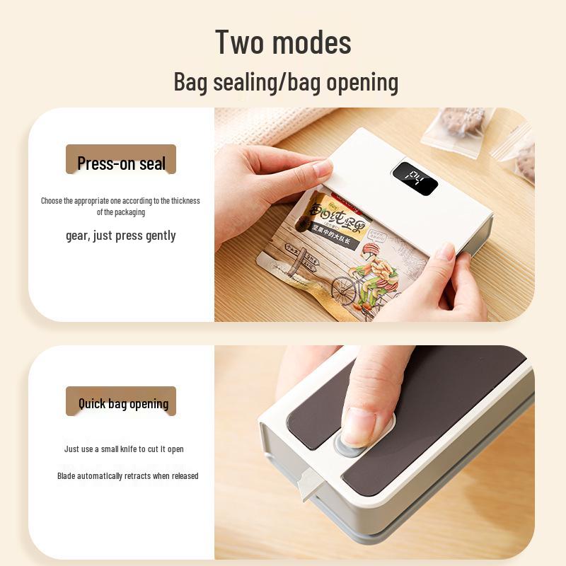Portable Mini Drip Coffee Bag and Tea Snack Sealer