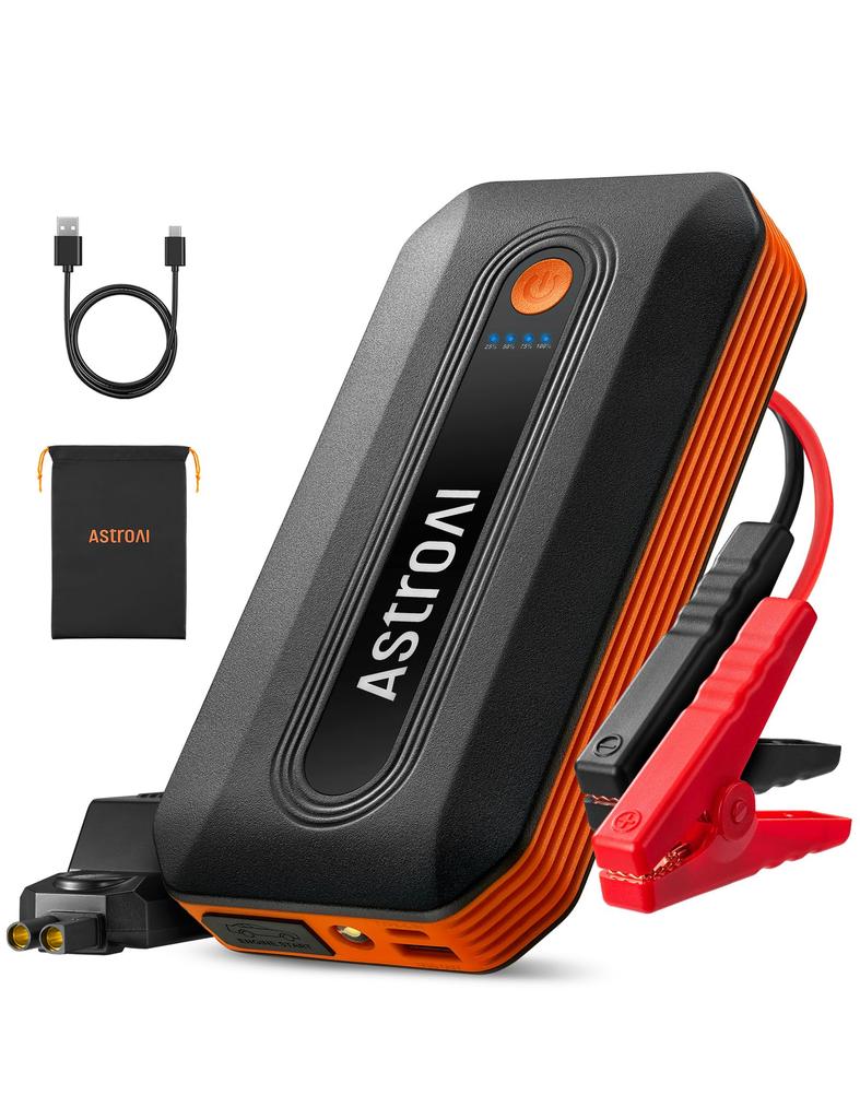 AstroAI B8 Jump Starter 2000A Peak Current (Fits up to 7.0L Gasoline and