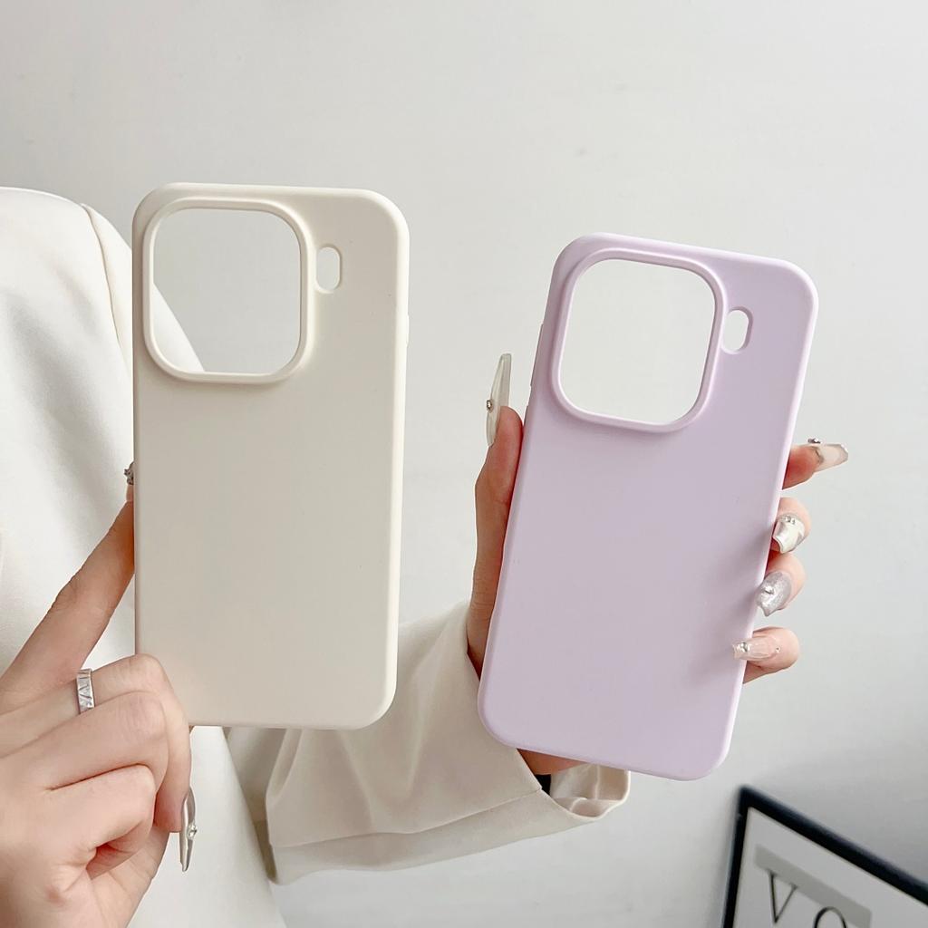 Flüssigsilikon Weiche Hülle Für Oppo Find X9 und Find X9 Pro Babyhaut-Touch Anti-Fingerabdruck Stoßfeste Hülle Abdeckung
