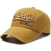 Washed letter embroider peaked cap, trendy outdoor fashionstylish street women's sunshade baseball hat for men