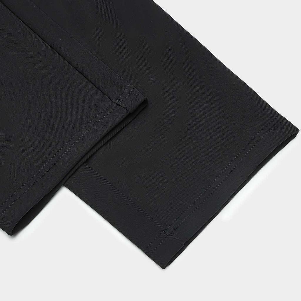 FILA Fitness Series Simple Brand Logo Comfortable Fleece Knit Sports Pants Men bottoms Deep-Black A11M511613F-BK